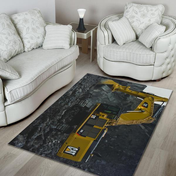 Heavy Equipment Area Rug 01591 Home Decor Bedroom Living Room Decor