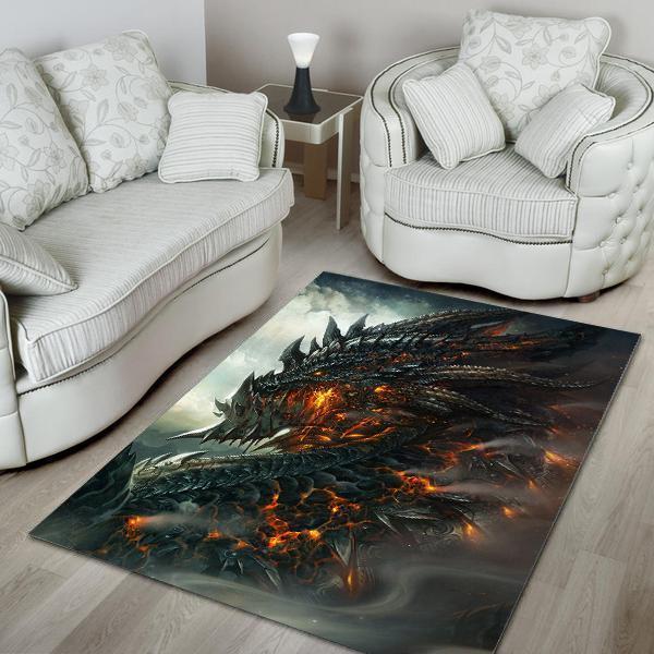 Dragon Area Rug 01906 Home Decor Bedroom Living Room Decor