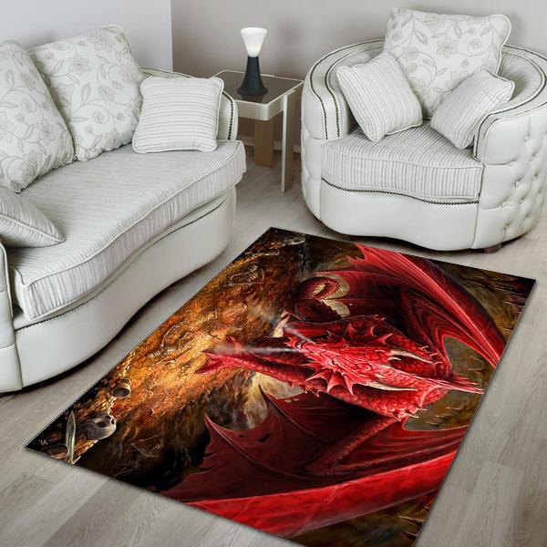 Dragon Area Rug 02163 Home Decor Bedroom Living Room Decor