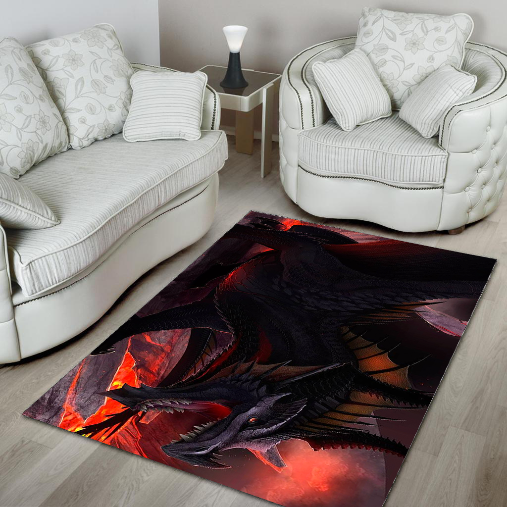 Dragon Area Rug 02820 Home Decor Bedroom Living Room Decor