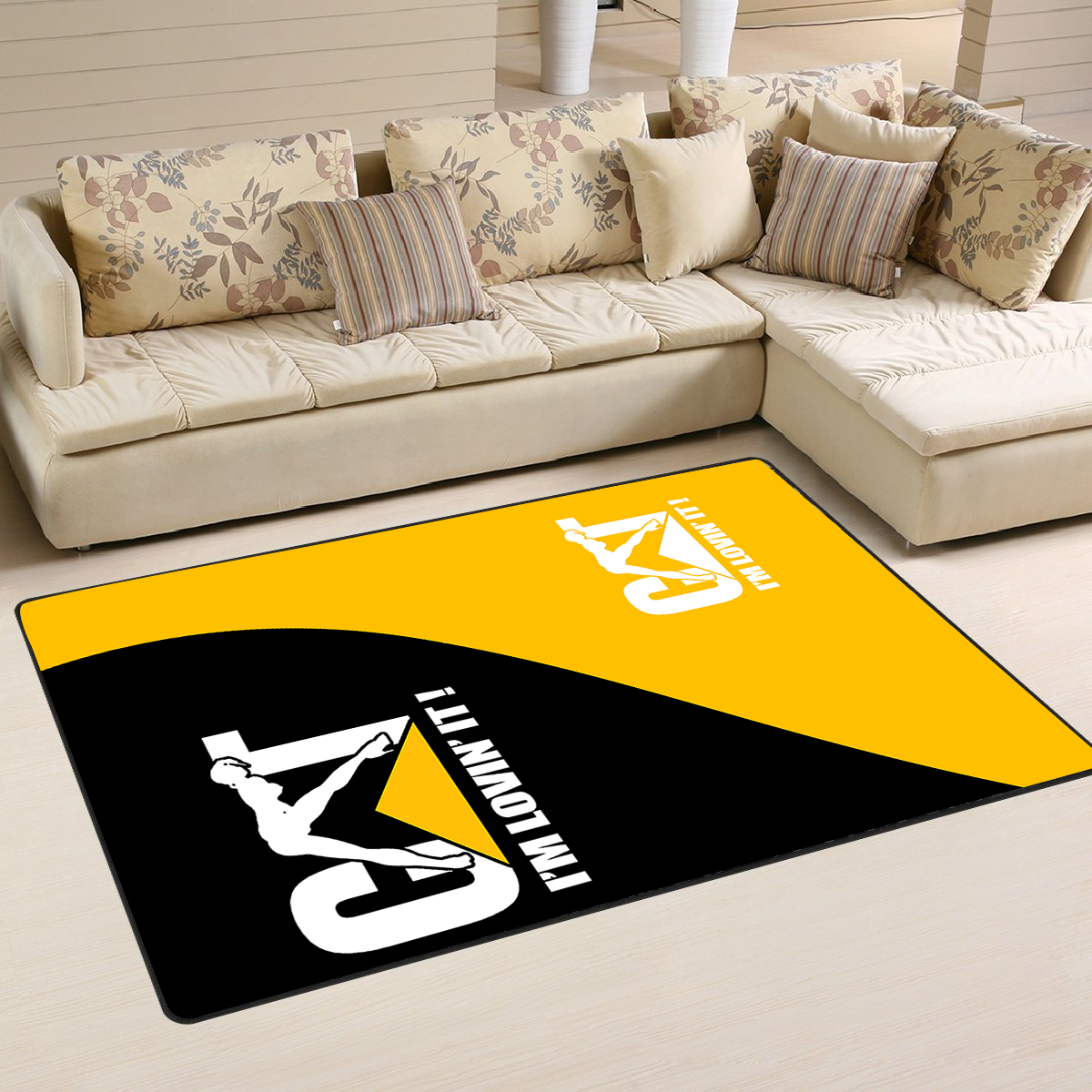 Heavy Equipment Area Rug 02970 Home Decor Bedroom Living Room Decor