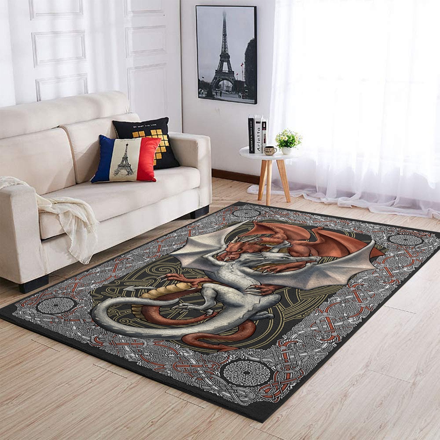 Dragon Area Rug 04357 Home Decor Bedroom Living Room Decor