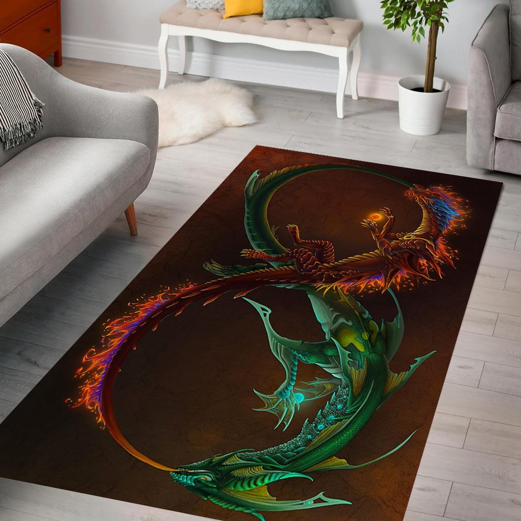 Dragon Area Rug 04450 Home Decor Bedroom Living Room Decor