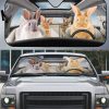 Rabbit Family Car Sunshade Gift Ideas 2021