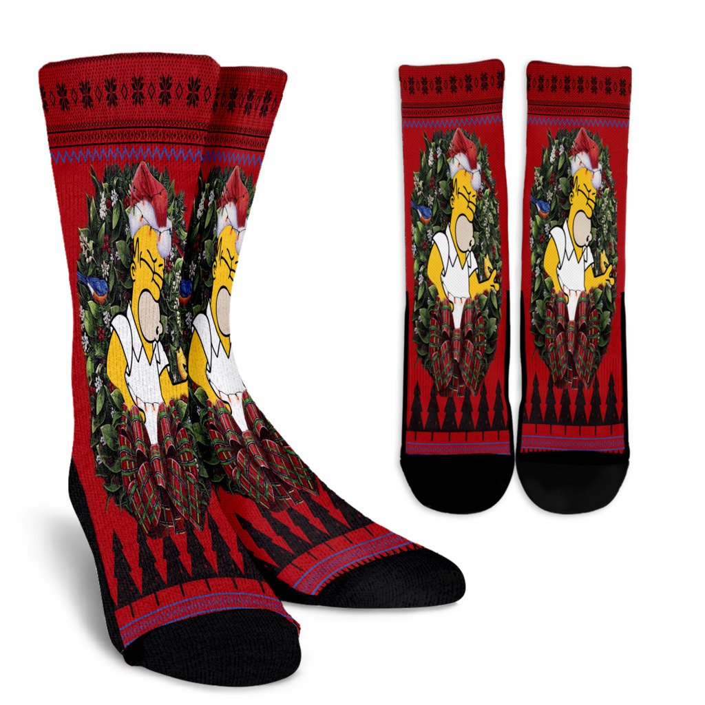 Ugly Christmas The Simpson Noel Socks Perfect Christmas Gift