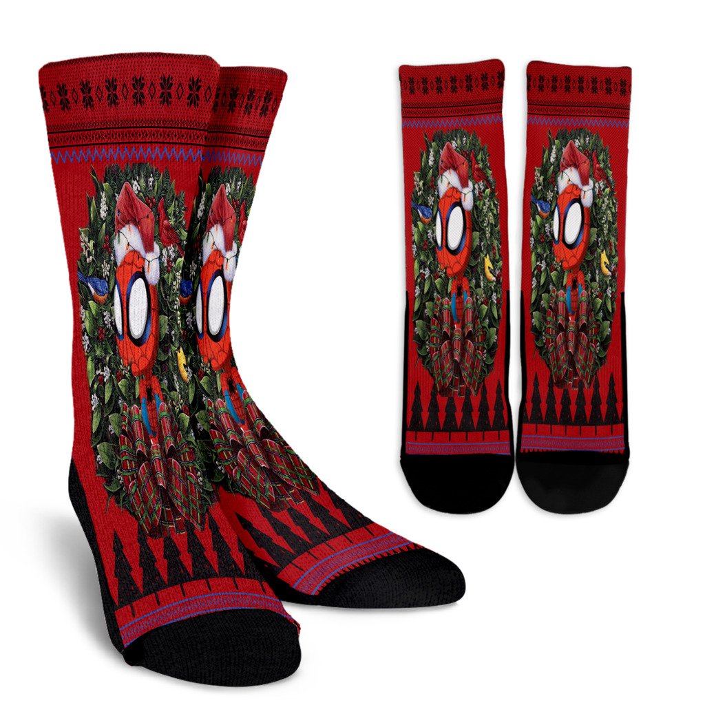 Ugly Christmas Spiderman Noel Socks Perfect Christmas Gift