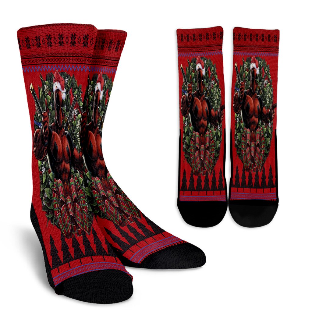 Ugly Christmas Deadpool Noel Socks Perfect Christmas Gift