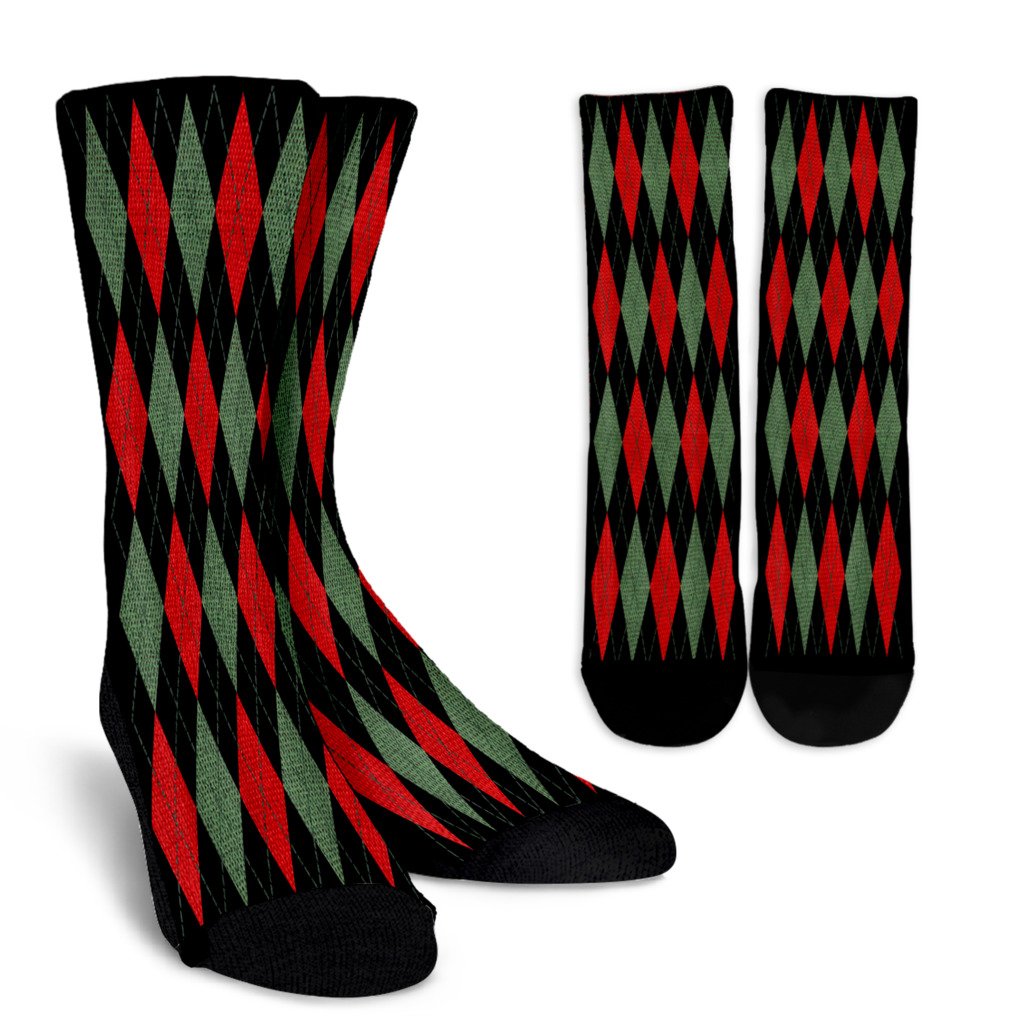 Ugly Argyle Christmas Noel Socks Perfect Christmas Gift