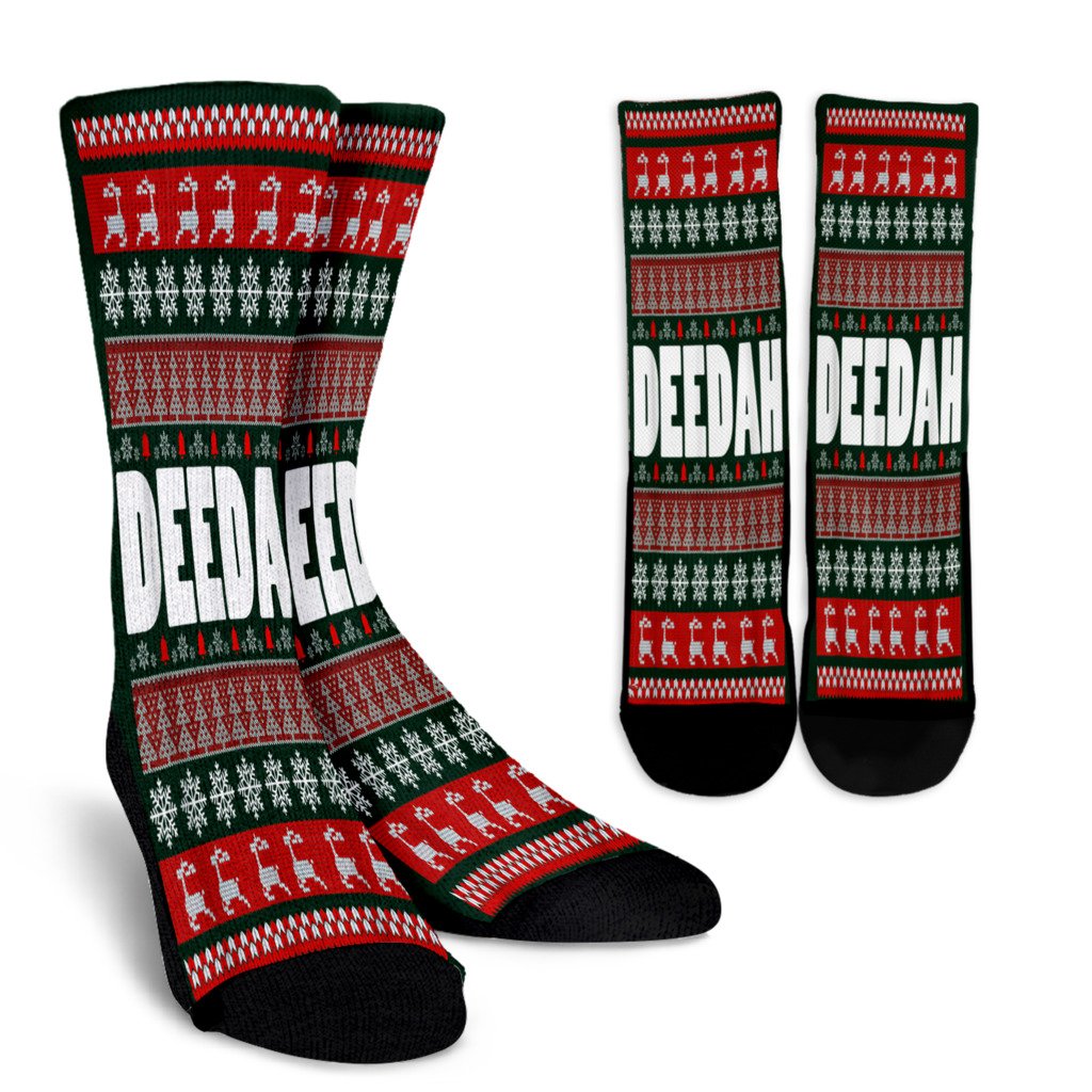 Deedah Ugly Christmas Gift For Grandpa Xmas Noel Socks Perfect Christmas Gift