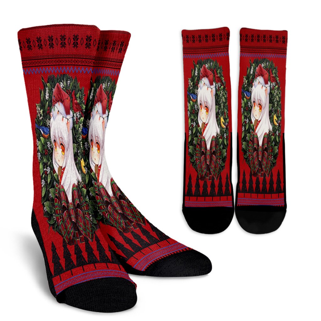 Ugly Christmas Inuyasha Noel Socks Perfect Christmas Gift