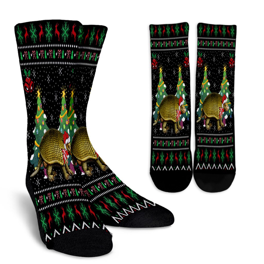 Armadillo Lover Xmas Gift Ugly Armadillo Christmas Noel Socks Perfect Christmas Gift