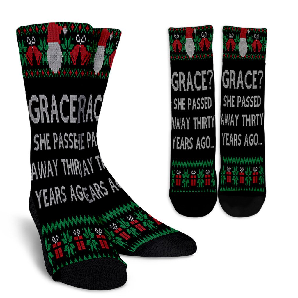 Christmas Family Winter Vacation Ugly Sweater Style Noel Socks Perfect Christmas Gift