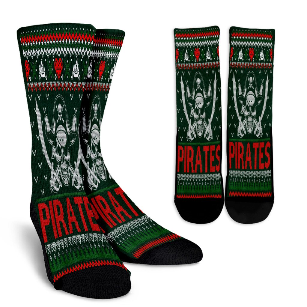 Pirates Themed Christmas Ugly Xmas Sweater Noel Socks Perfect Christmas Gift