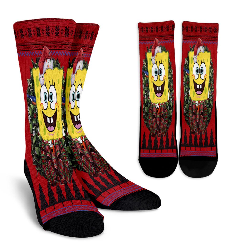 Ugly Christmas Spongebob Squarepants Patrick Star Noel Socks Perfect Christmas Gift