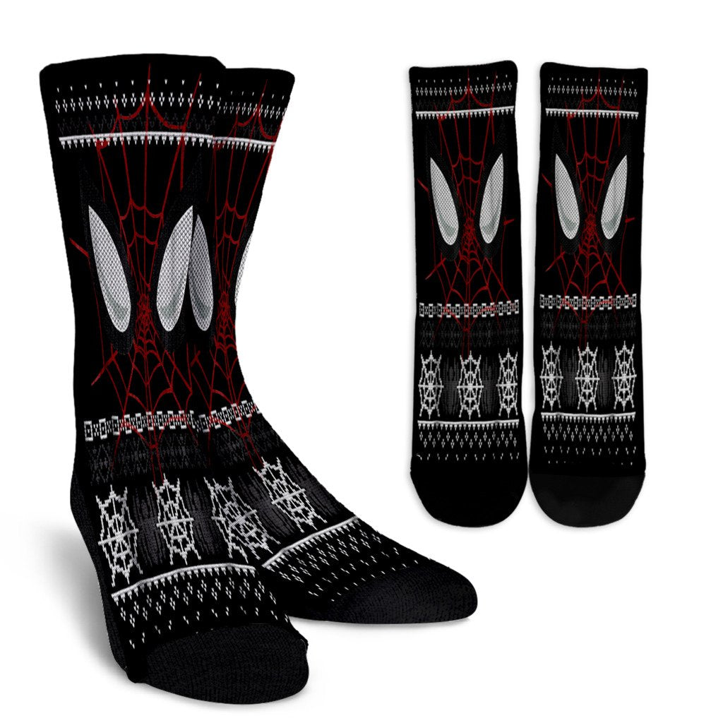 Spider Man Eyes Ugly Christmas Sweater Noel Socks Perfect Christmas Gift