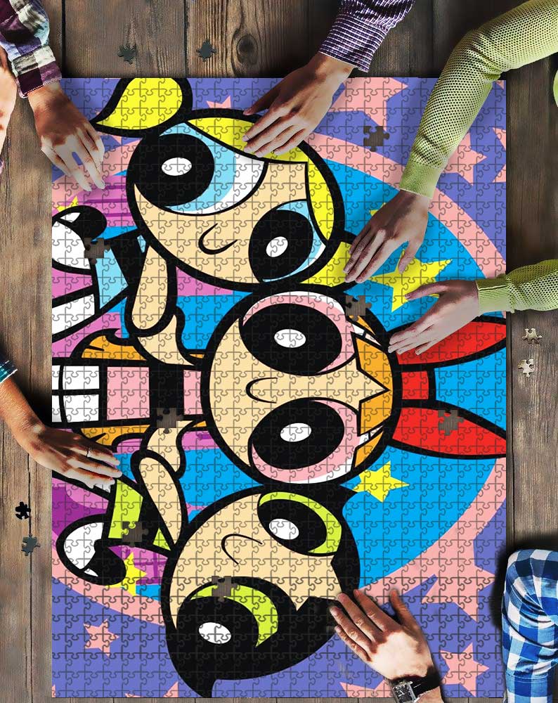 Powerpuff Girls Cute Mock Puzzle