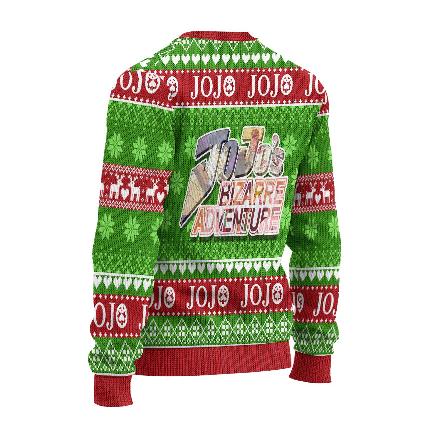 JoJos Bizarre Adventure Anime Ugly Christmas Sweater Custom Xmas Gift