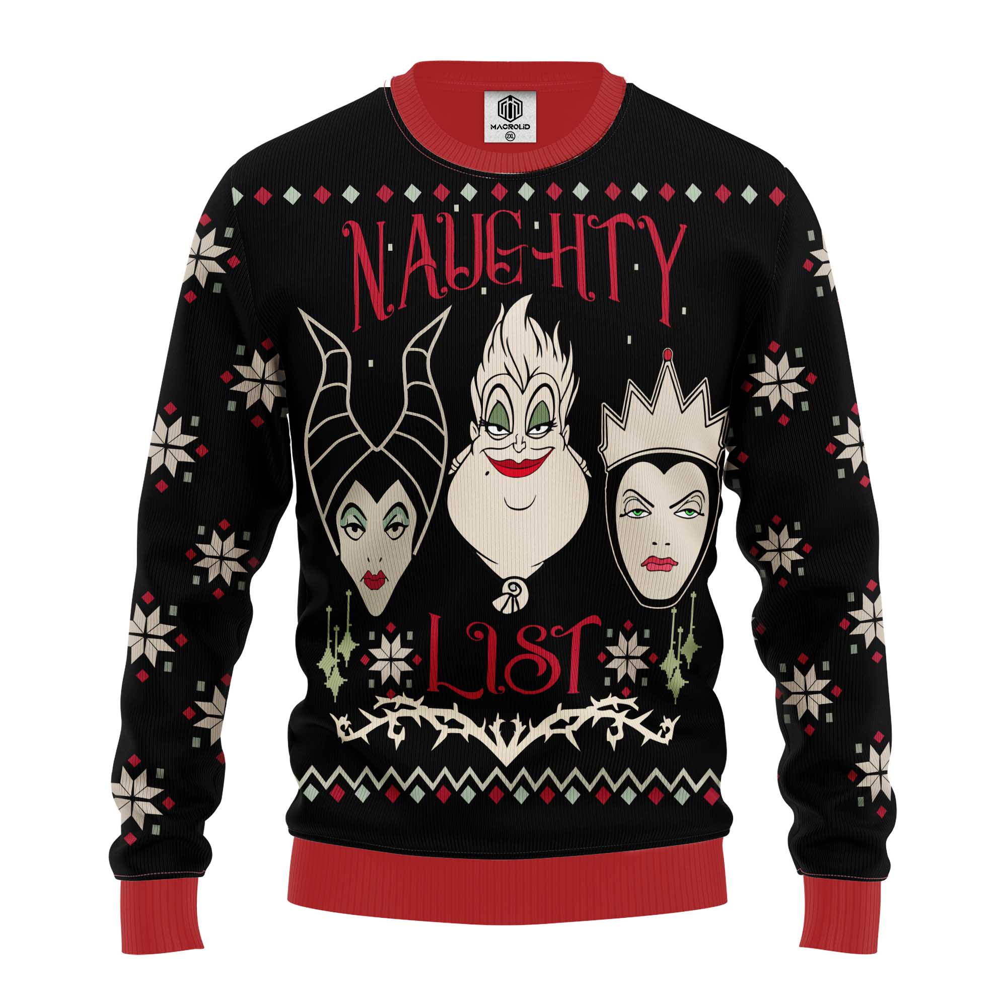 Villains Naughty Ugly Christmas Sweater Amazing Gift Idea Thanksgiving Gift