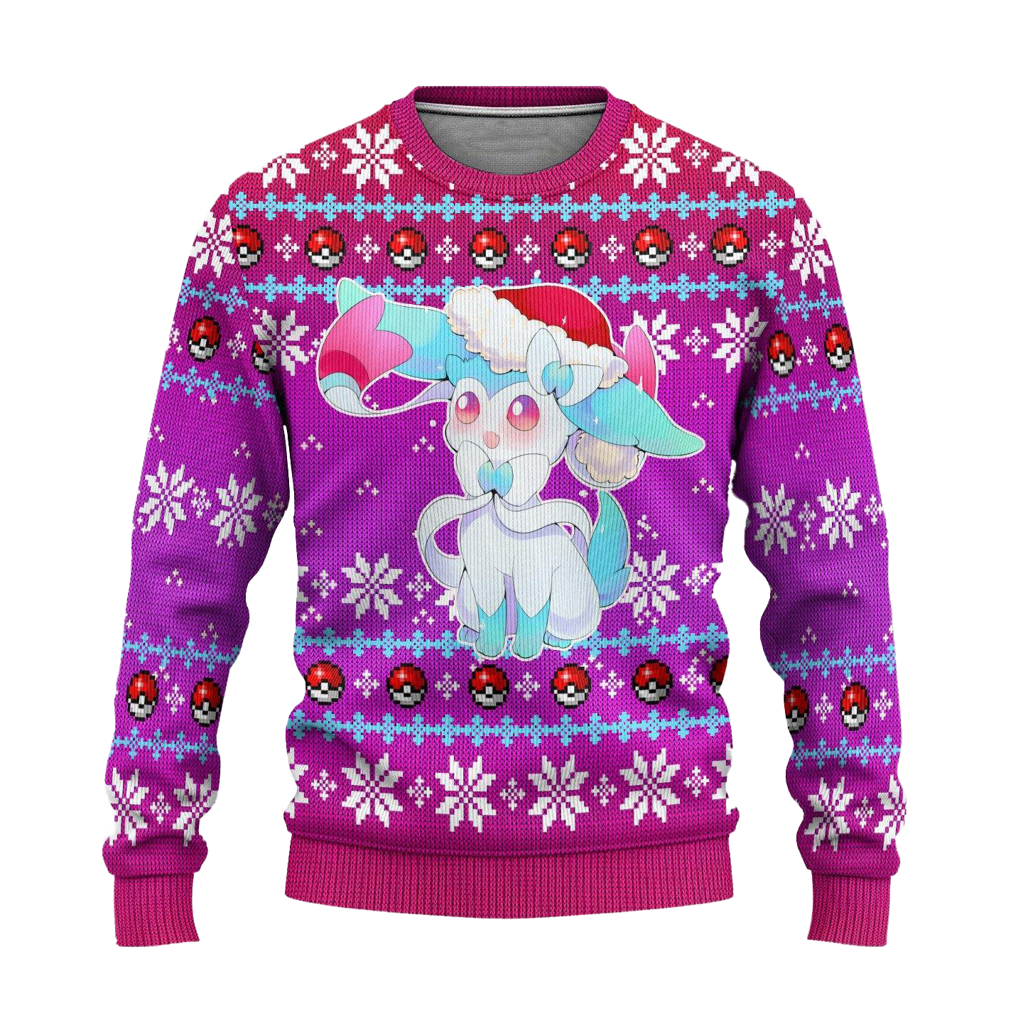 Pokemon Sylveon Anime Ugly Christmas Sweater Xmas Gift