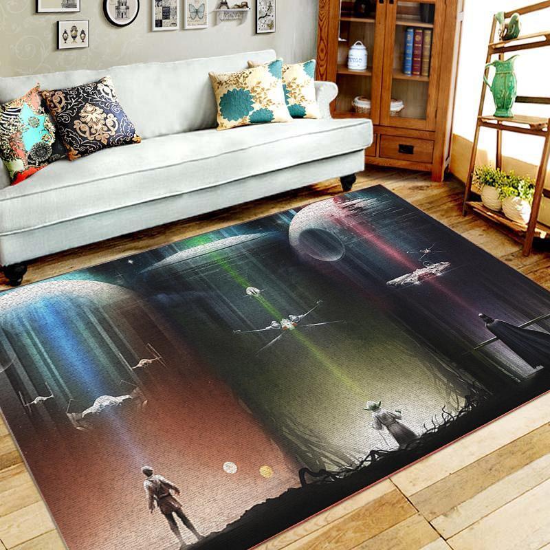 Star Wars Art Area Rug Home Decor Bedroom Living Room Decor