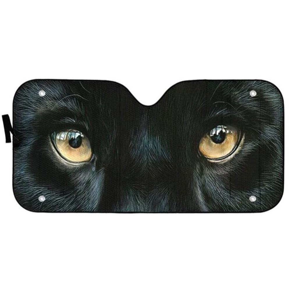 Panther Eyes Car Auto Sun Shades Windshield Accessories Decor Gift