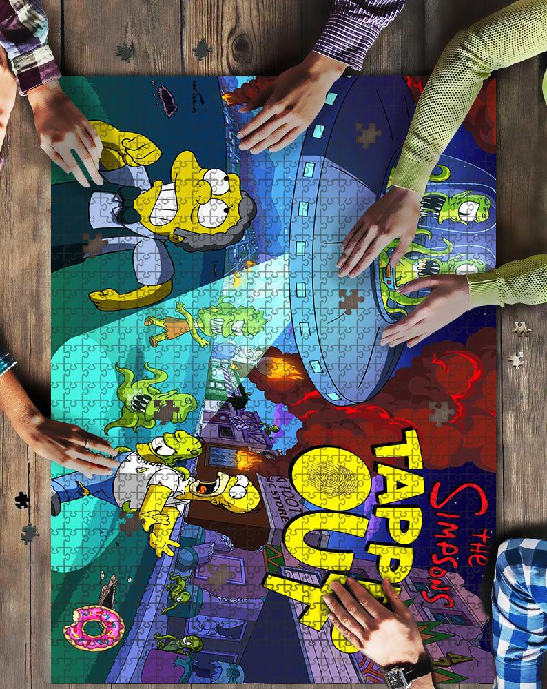 The Simpsons Alien Mock Puzzle