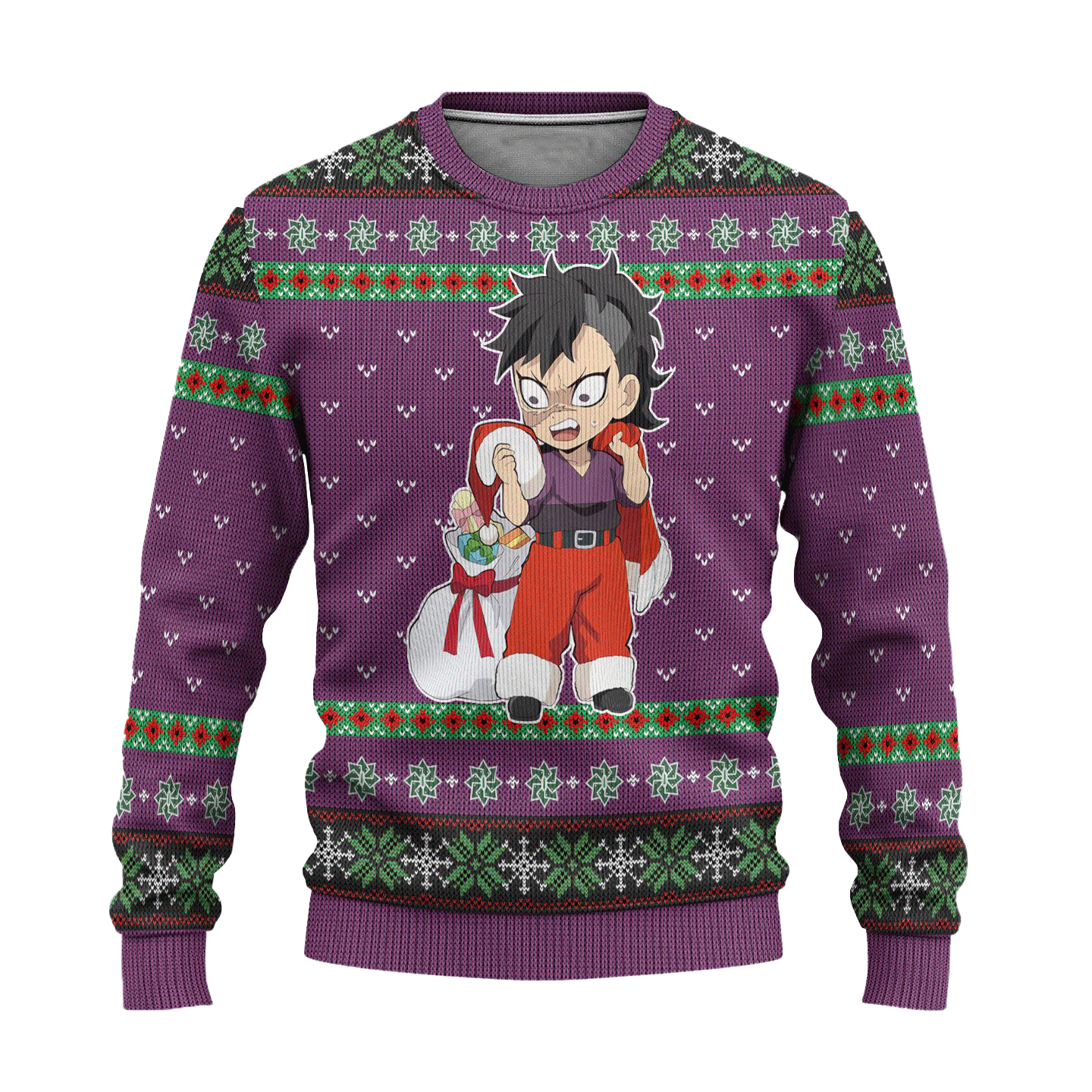 Sanemi Shinazugawa Demon Slayer Anime Ugly Christmas Sweater Xmas Gift