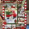 Dog Red Truck Christmas Puzzle
