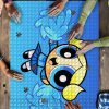 Powerpuff Girls Go Blue Mock Puzzle