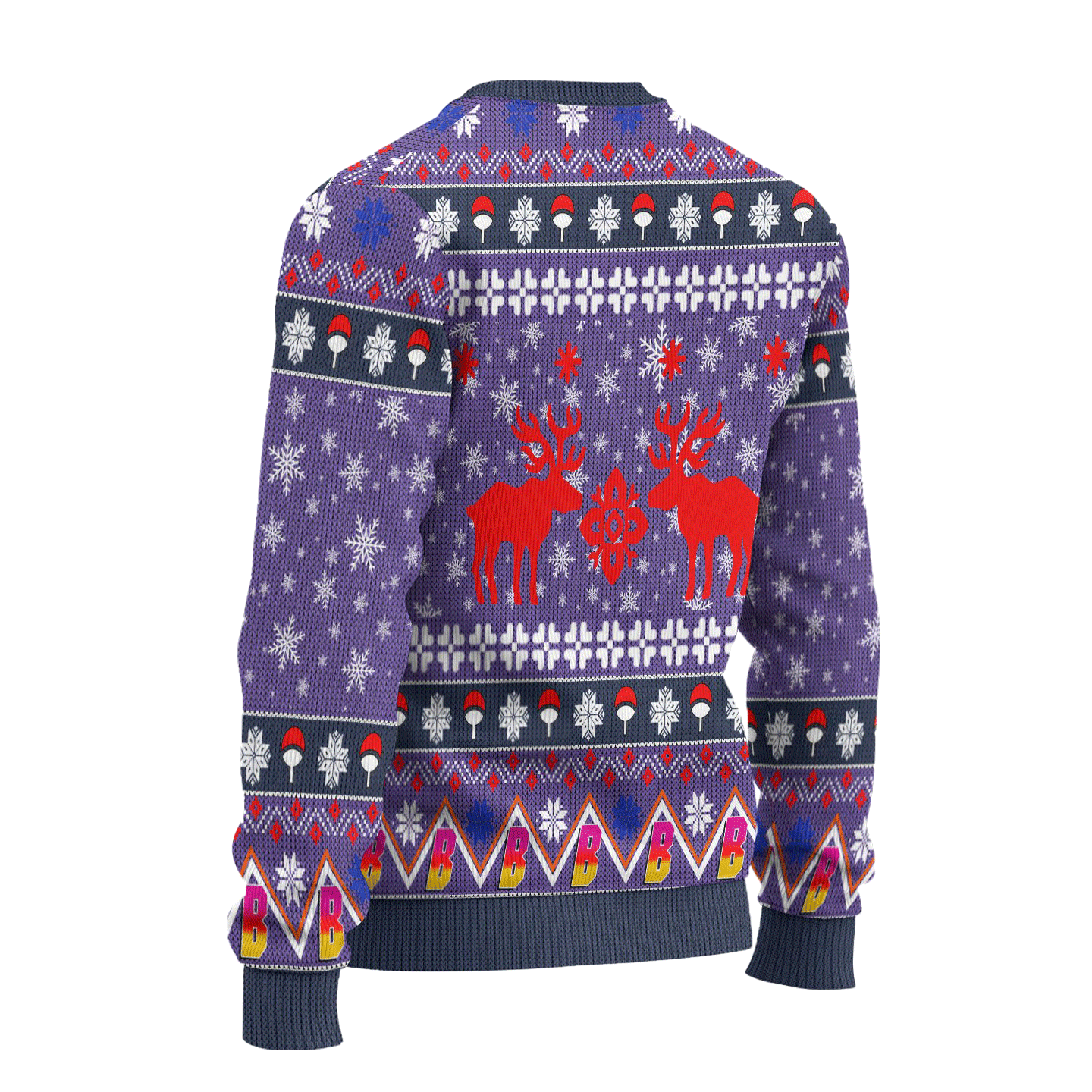 Sasuke Uchiha Anime Ugly Christmas Sweater Custom Boruto Xmas Gift