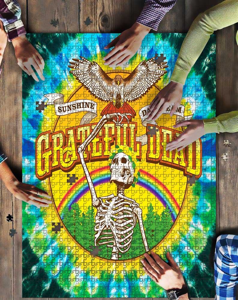 Dead Grateful Hard Rock Mock Puzzle