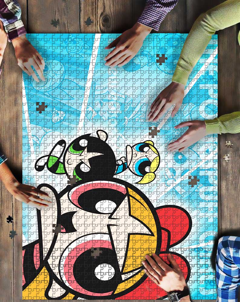 Powerpuff Girls Poster Mock Puzzle