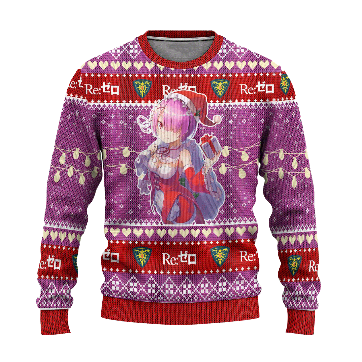 Ram Anime Ugly Christmas Sweater Custom Re Zero Xmas Gift
