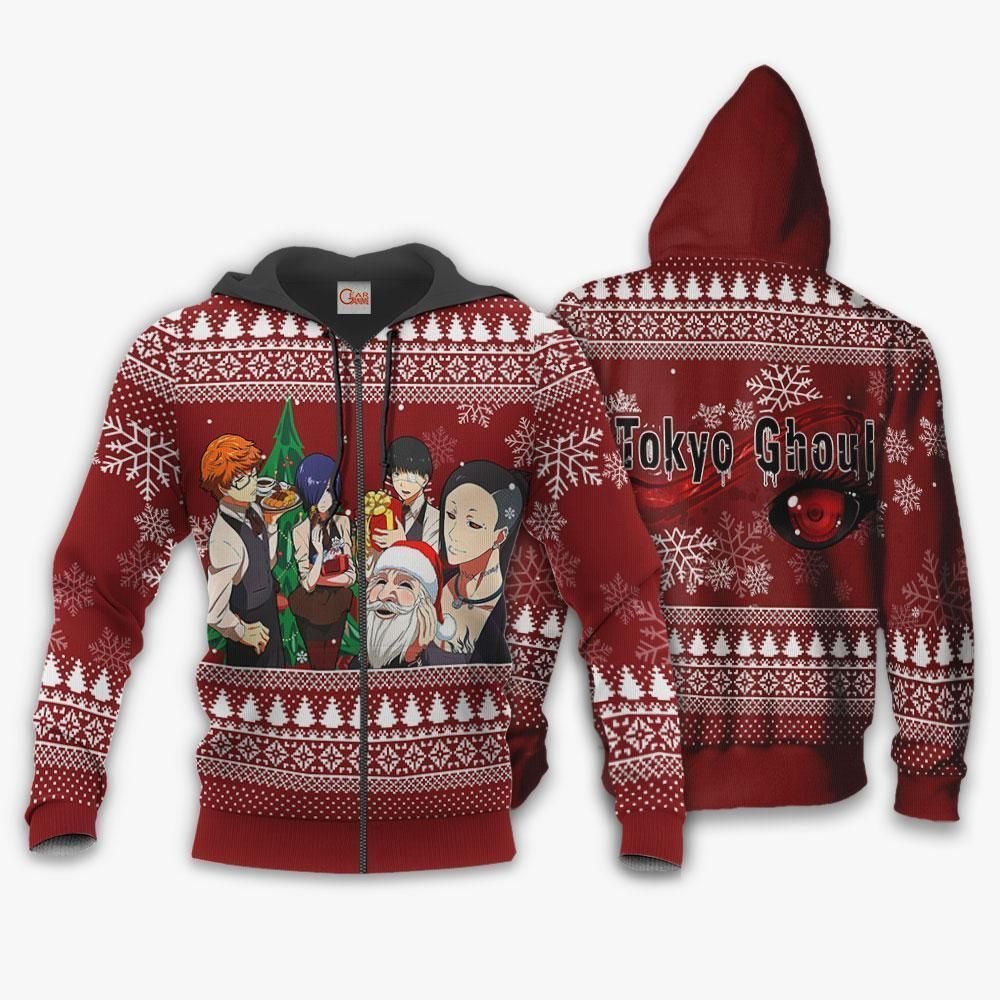 Tokyo Ghoul Ugly Christmas Sweater Anime Xmas Gift Idea