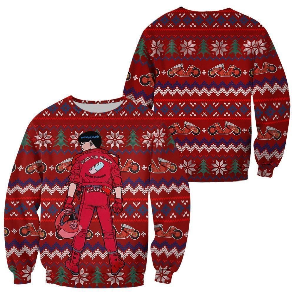 Akira Kaneda Ugly Christmas Sweater Akira Anime Xmas Shirt