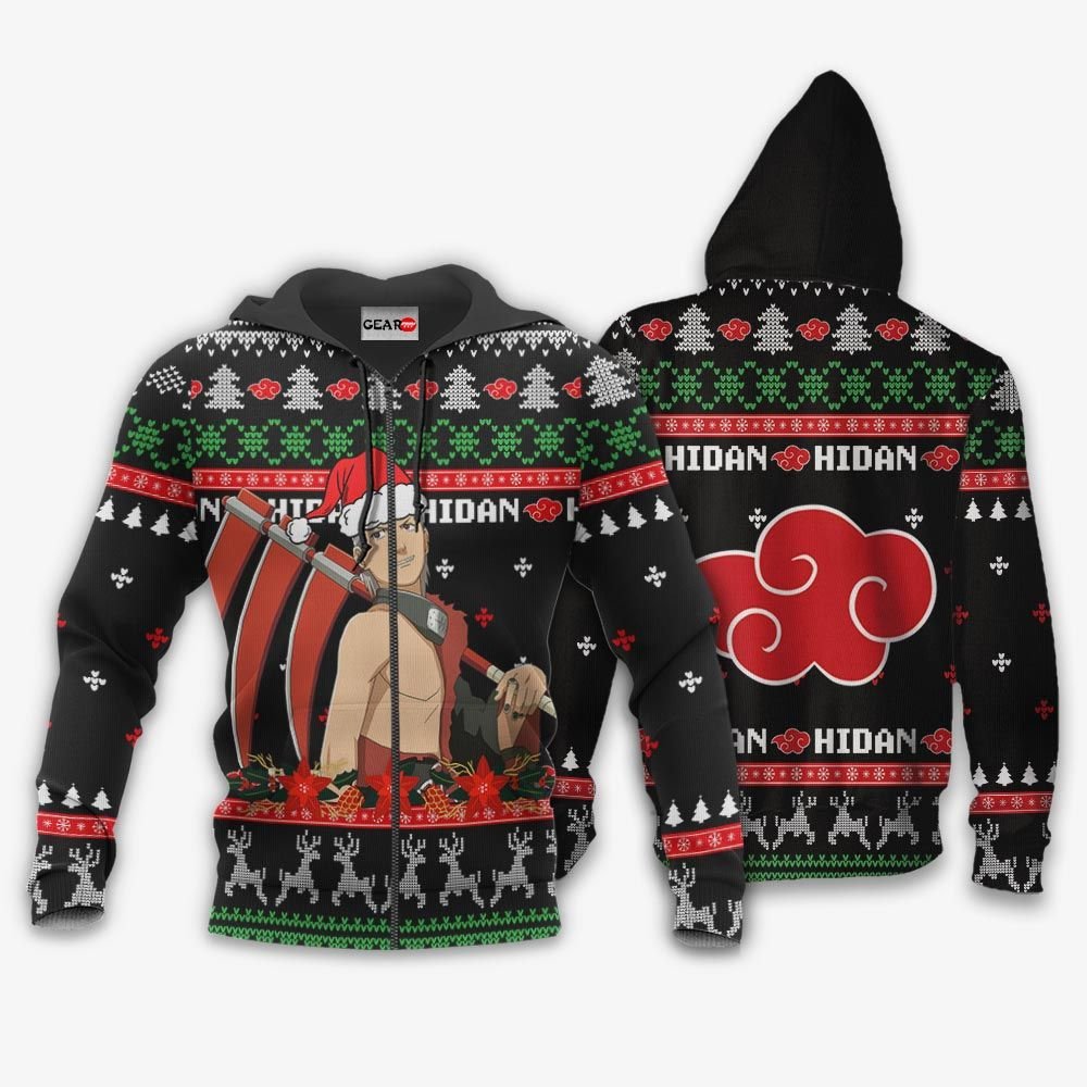 Akatsuki Hidan Ugly Christmas Sweater Custom Naruto Anime Xmas Gifts