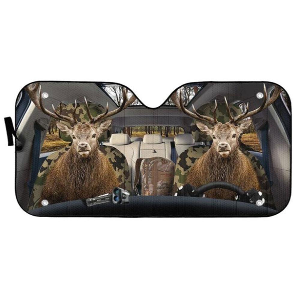 Deer Custom Car Auto Sun Shades Windshield Accessories Decor Gift