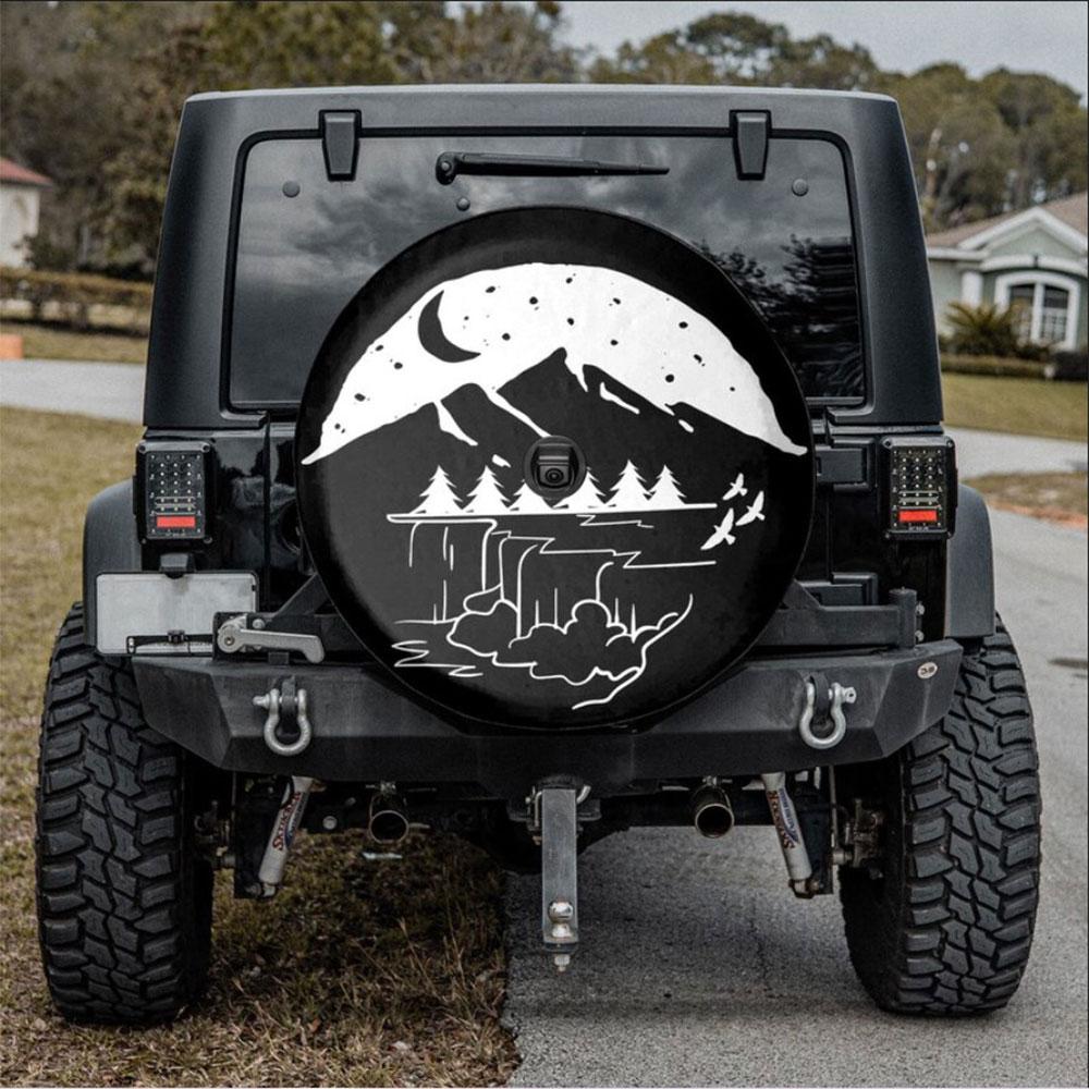 Moutains Are Calling Camping Truck Car Spare Tire Cover Gift For Campers
