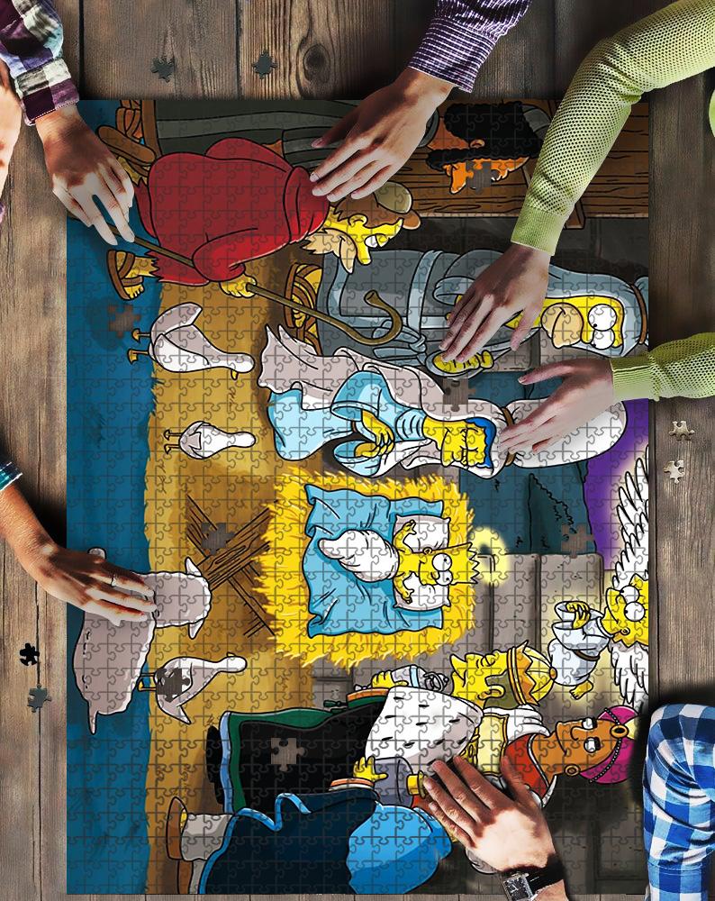 The Simpsons Jesus Mock Puzzle
