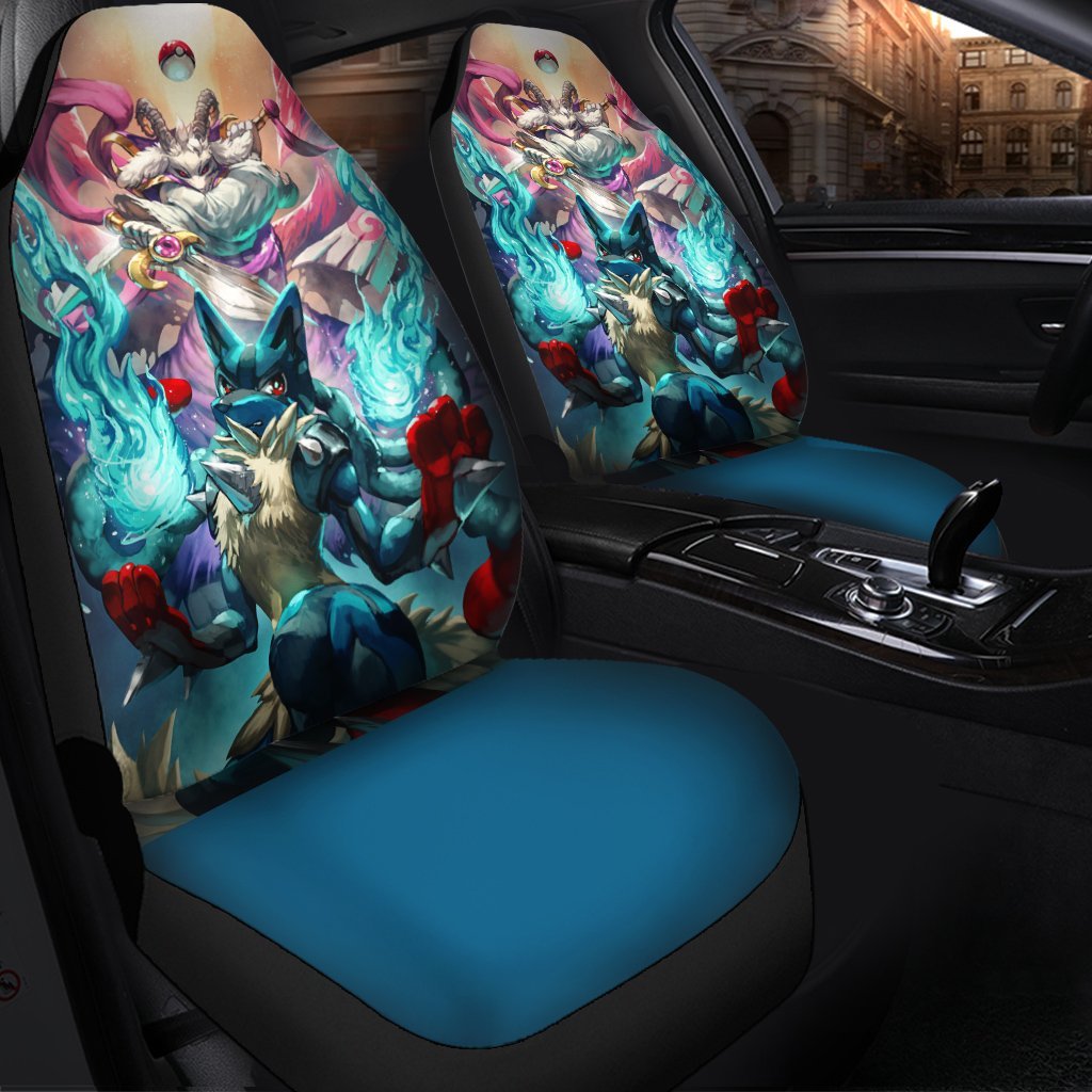 Pokemon X Undertale Lucario X Asriel Seat Covers