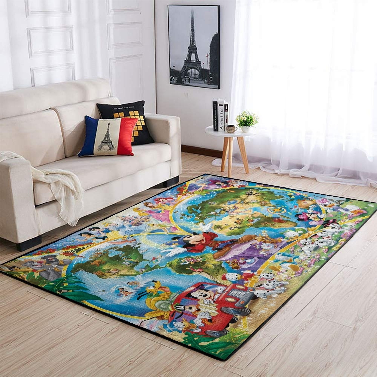 Characters Area Rug Floor Home Room Decor