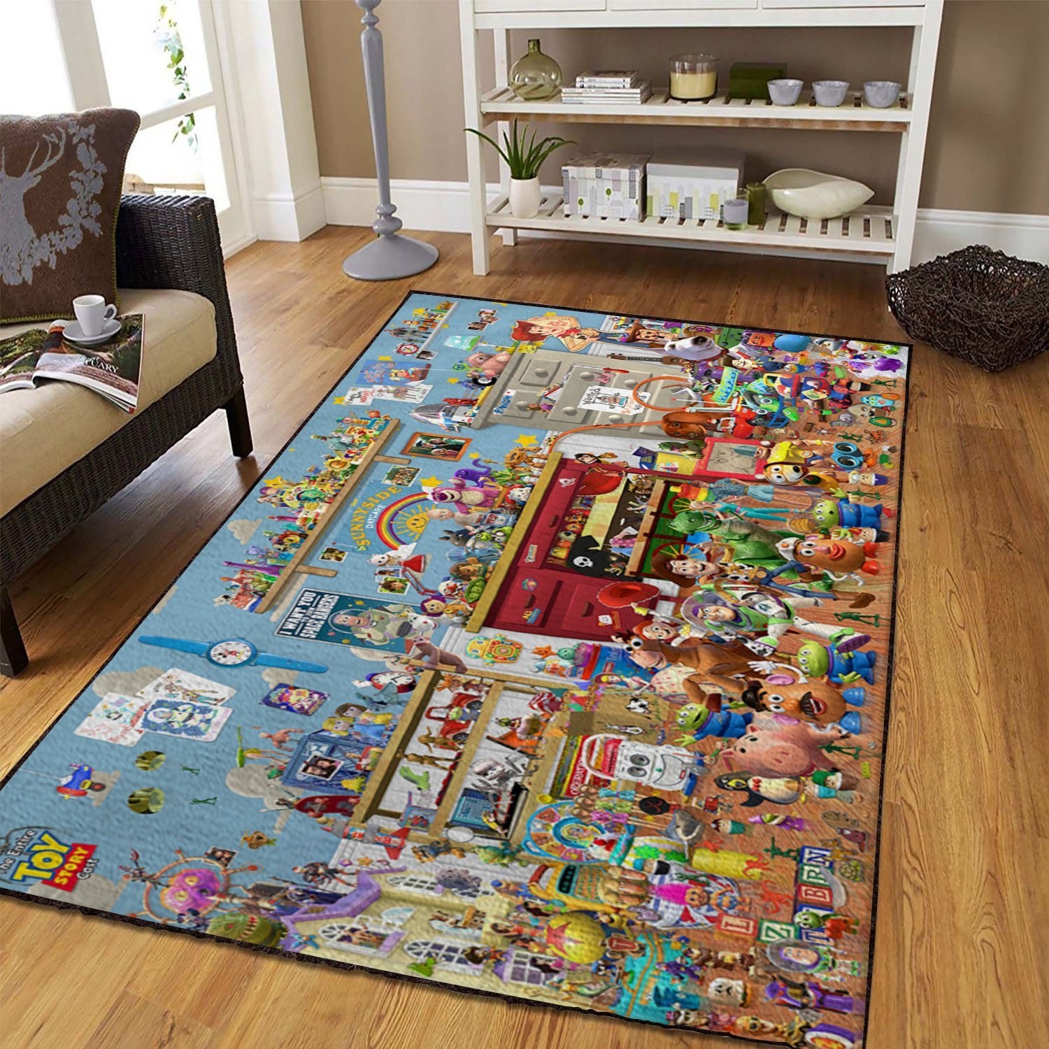 Toy Story Characters Area Rug Home Decor Bedroom Living Room Decor