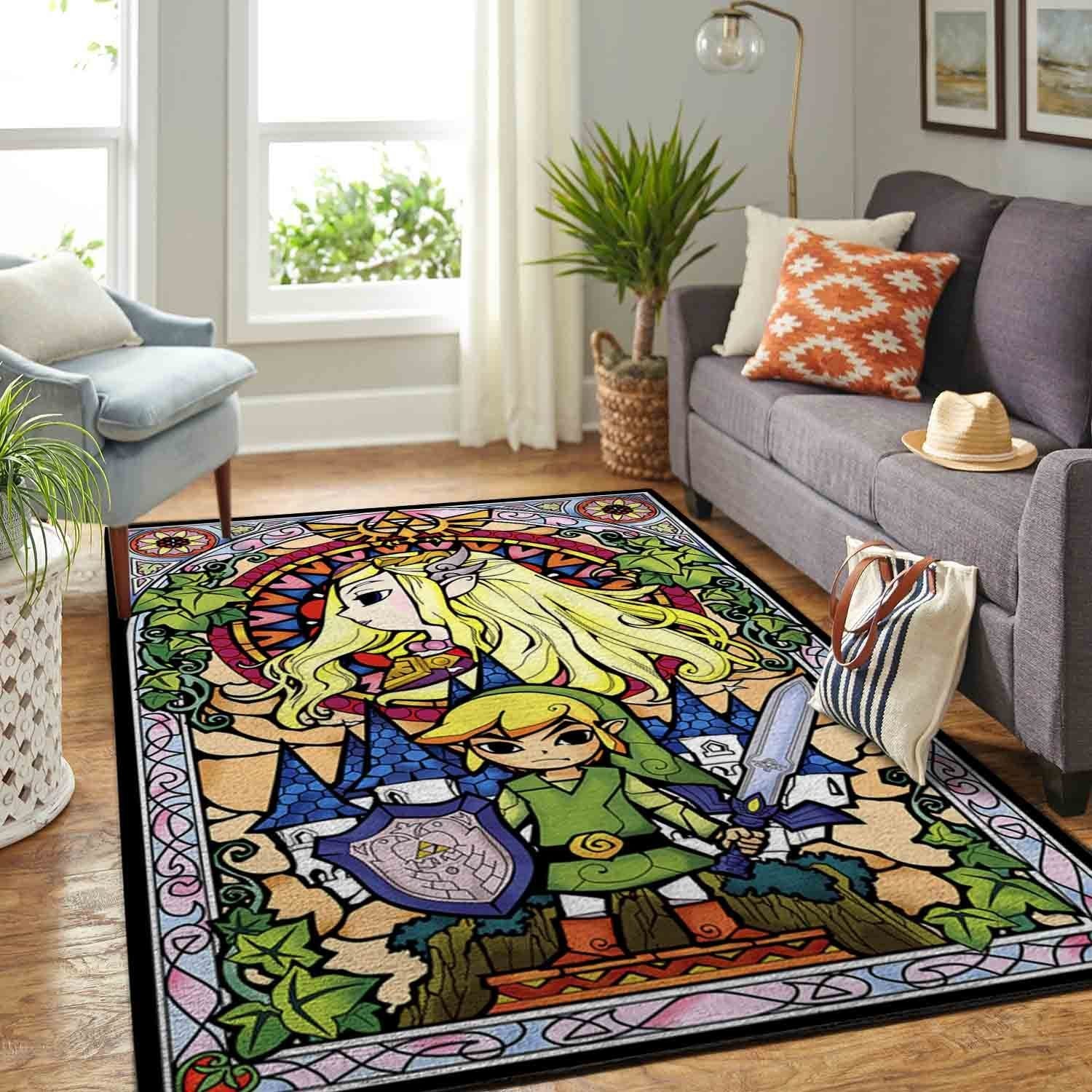 The Legend Of Zelda Area Rug Floor Home Room Decor