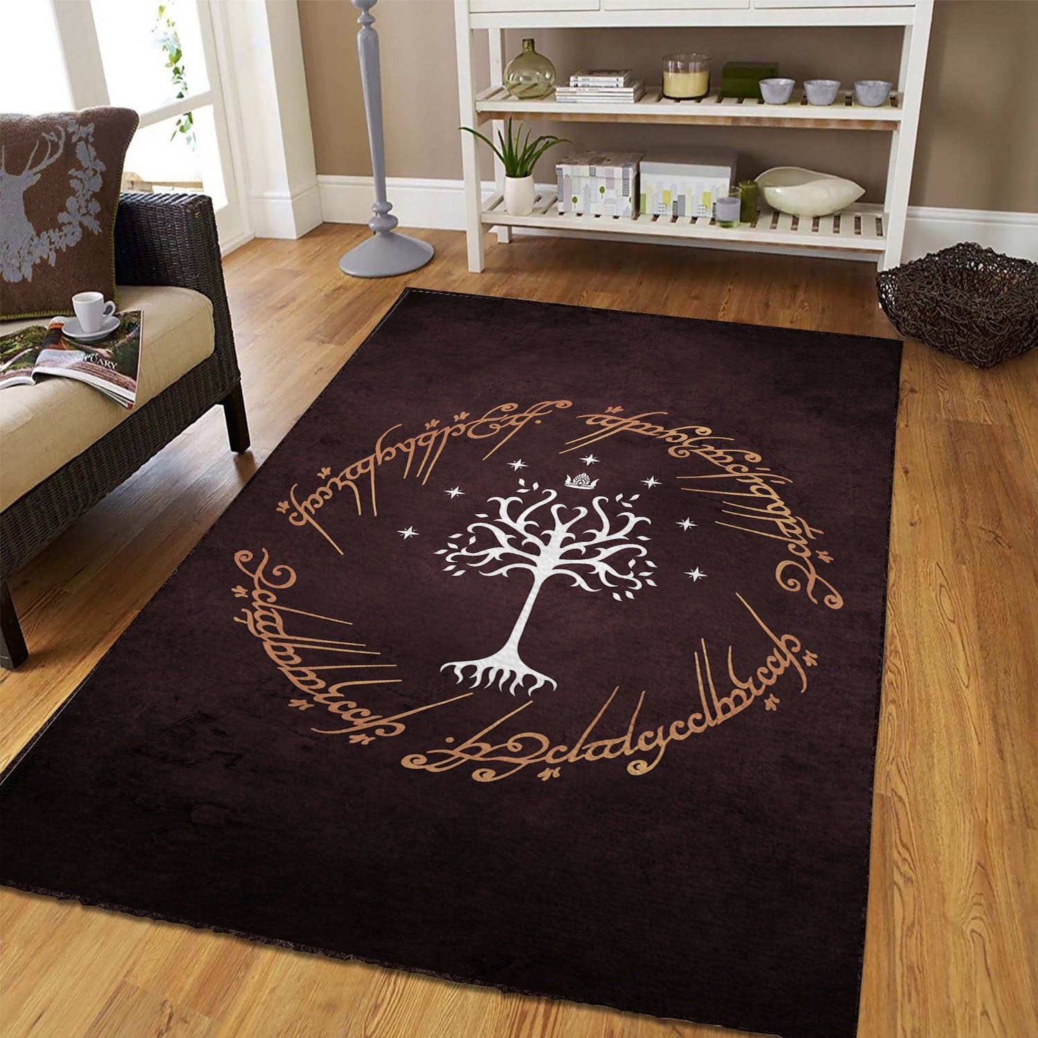 Lord Of The Rings Area Rug Floor Home Room Decor