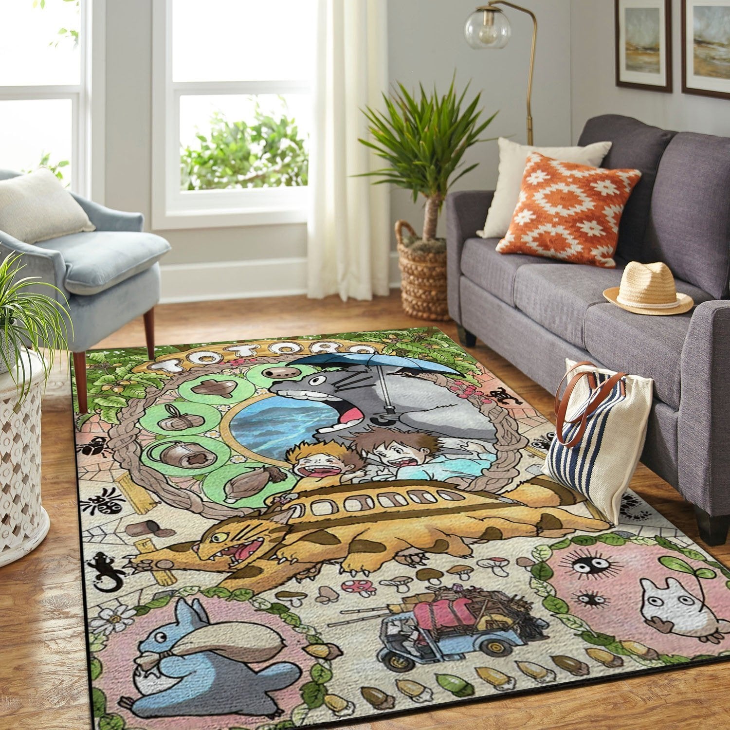 My Neighbor Totoro Area Rug Floor Home Room Decor