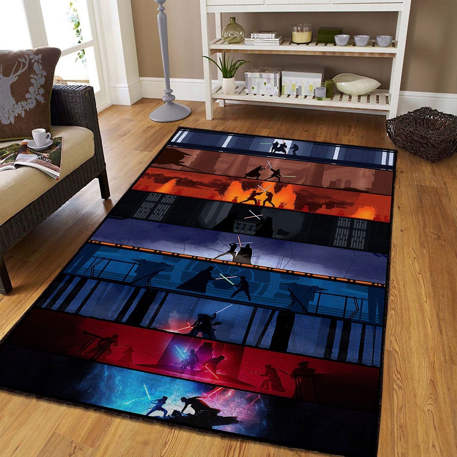 Star Wars Area Rug Floor Home Room Decor