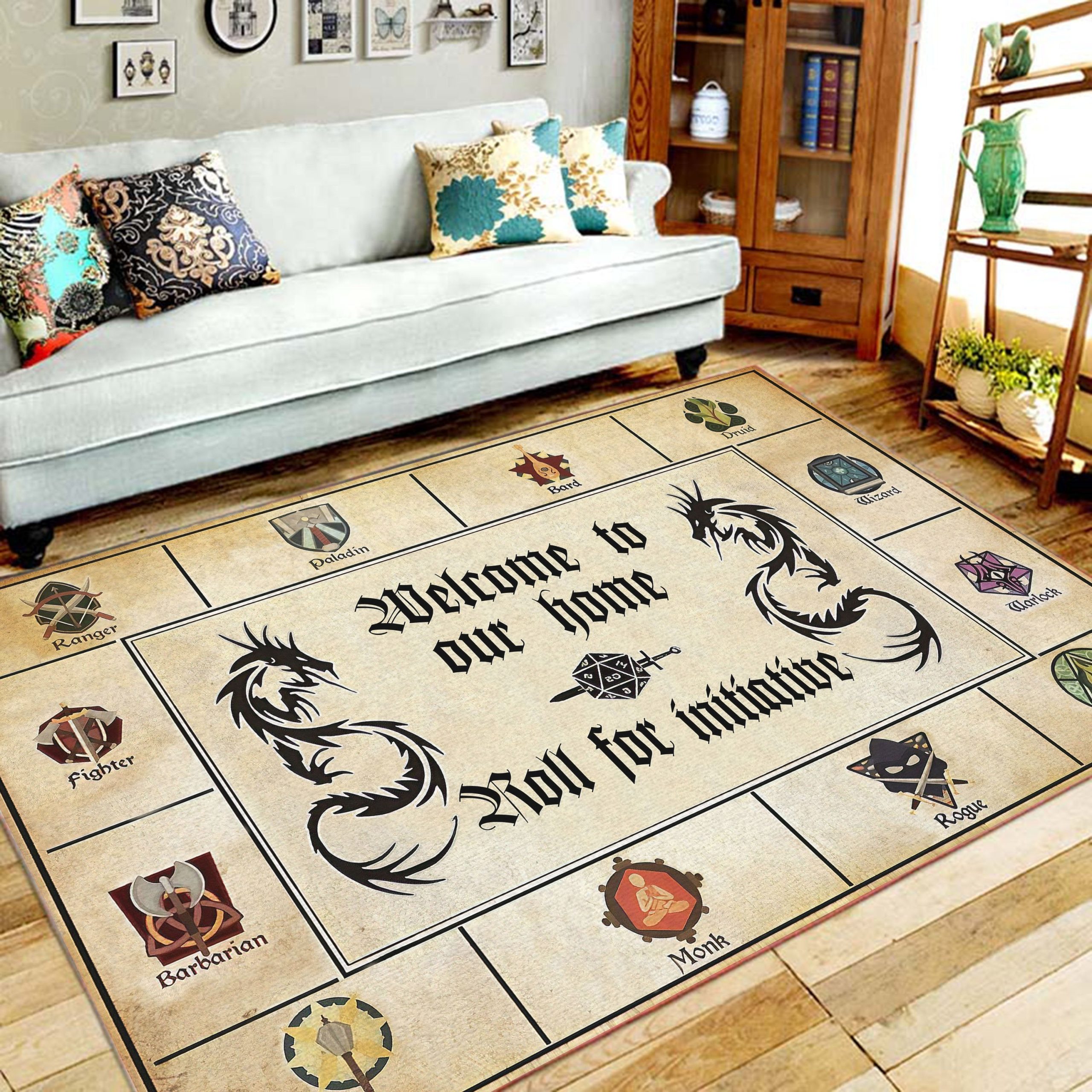 D&D Welcome To Our Home Area Rug Floor Home Room Decor