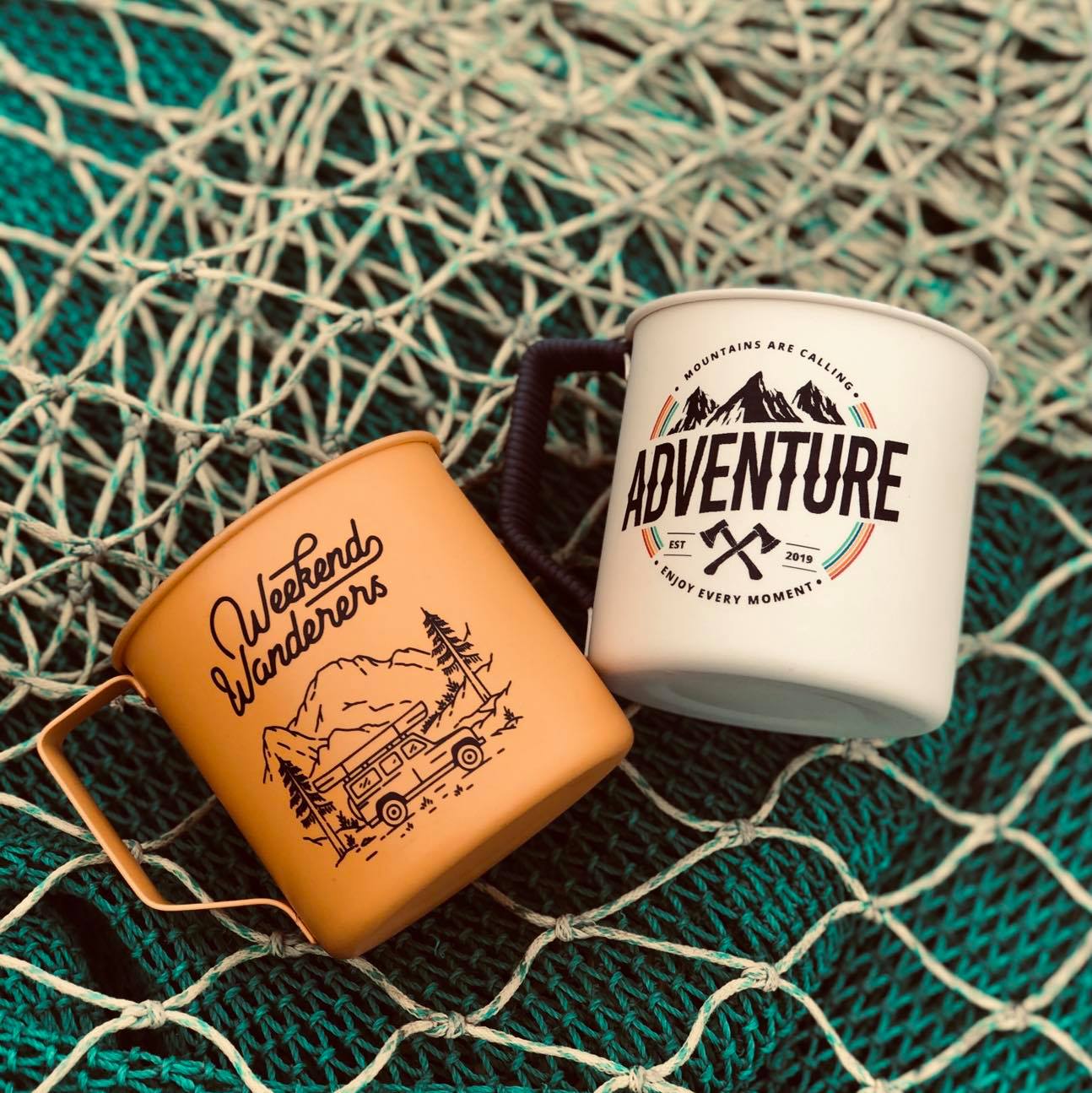 Adventure Moment Camping Campfire Travel Mugs 2022