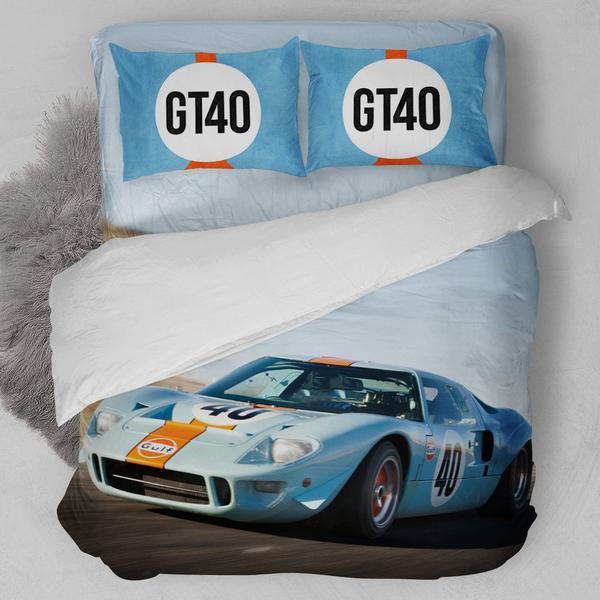 1968 Ford Mustang Gt40 Bedding Set