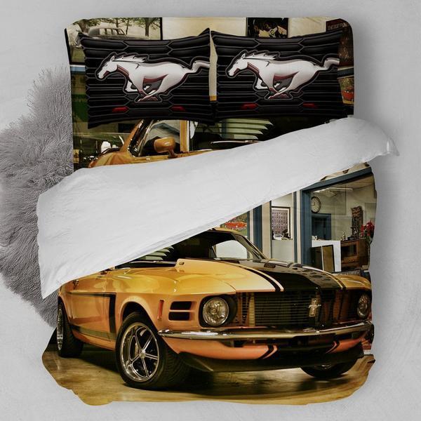 1970 Ford Mustang Treasured Motorcar Bedding Set